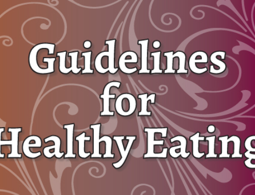 Guidelines for Healthy Eating